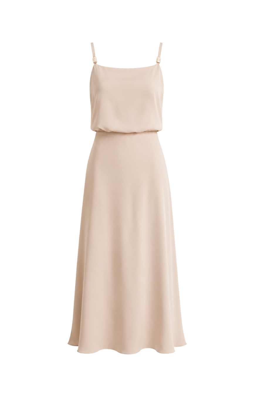 Textured Satin Top &amp; Bias Cut Skirt Set