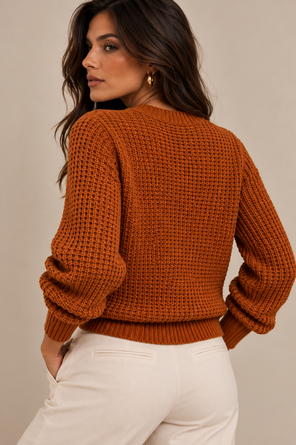 Sculpted Knit Sweater