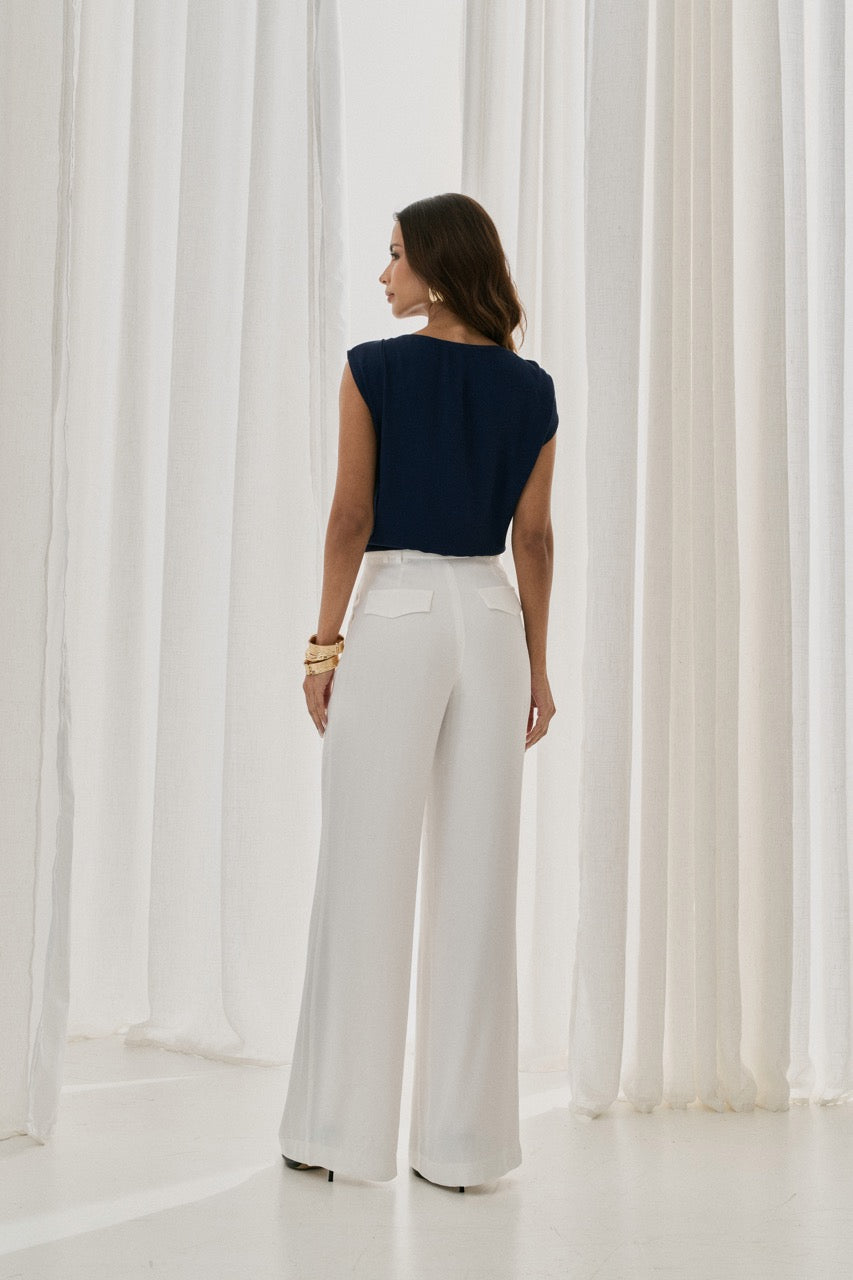 Asymmetric Shoulder Blouse