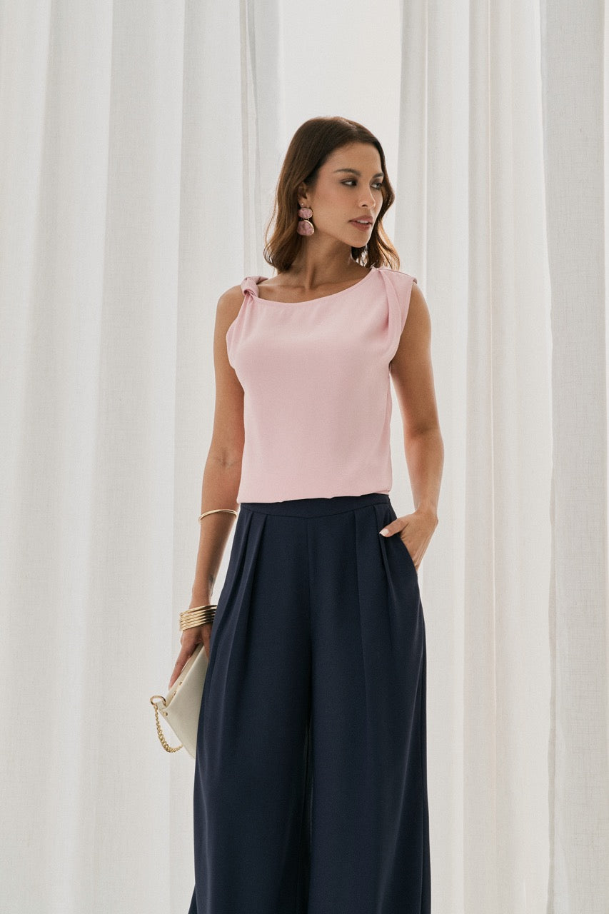 Asymmetric Shoulder Blouse