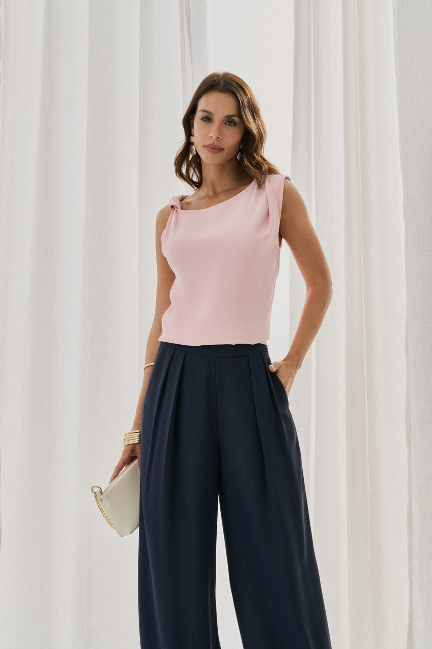 Asymmetric Shoulder Blouse