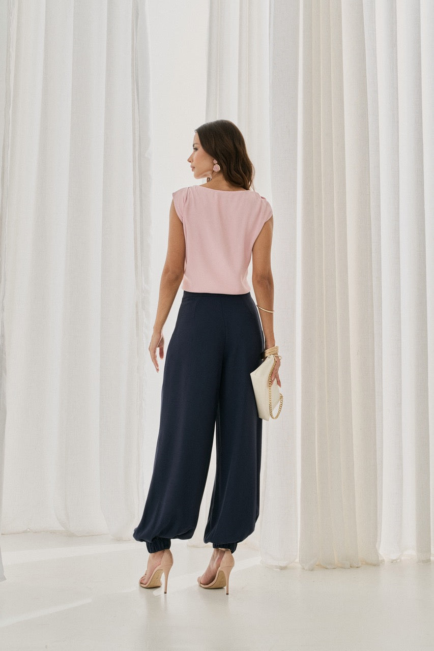 Asymmetric Shoulder Blouse