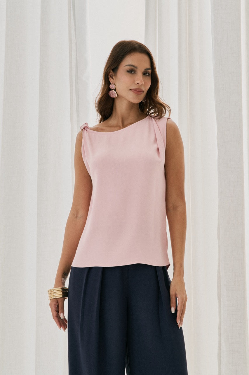 Asymmetric Shoulder Blouse