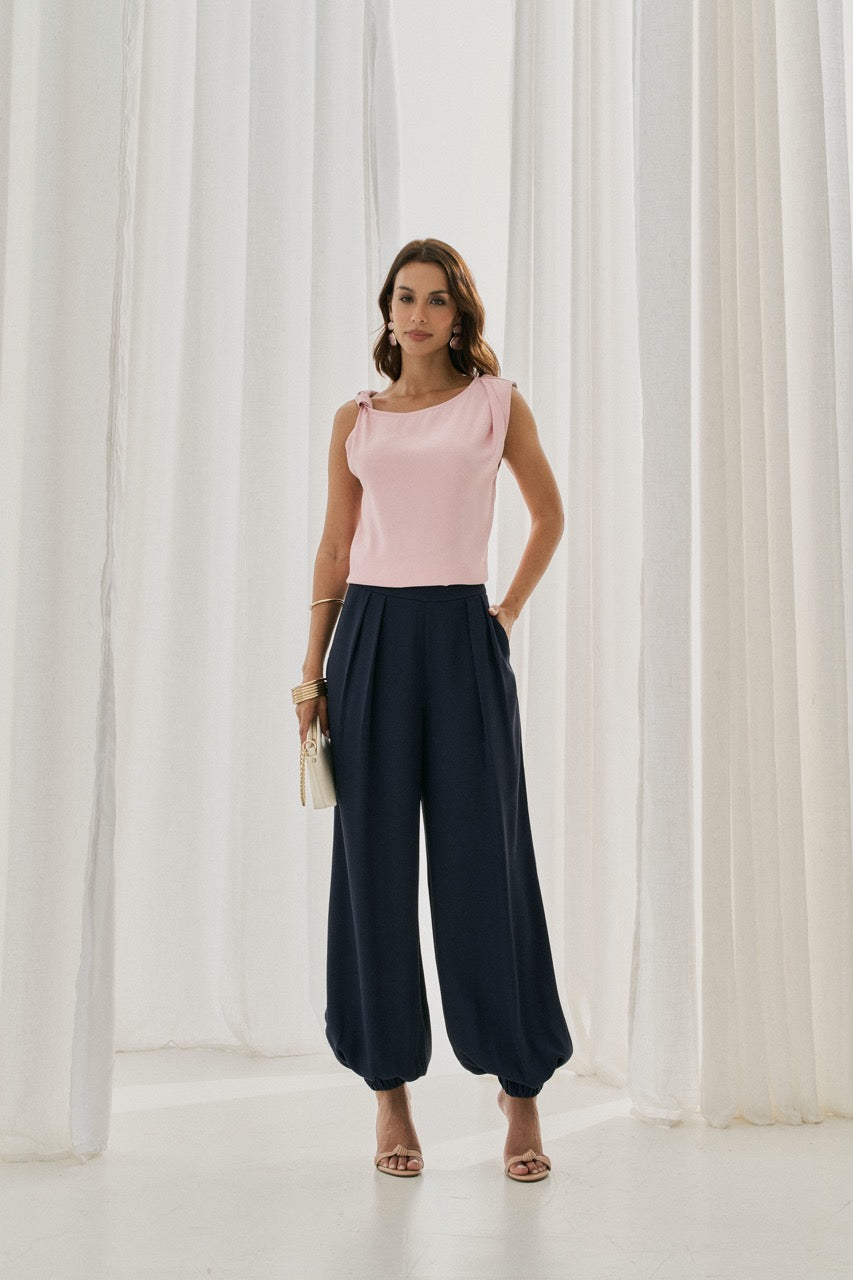 Asymmetric Shoulder Blouse